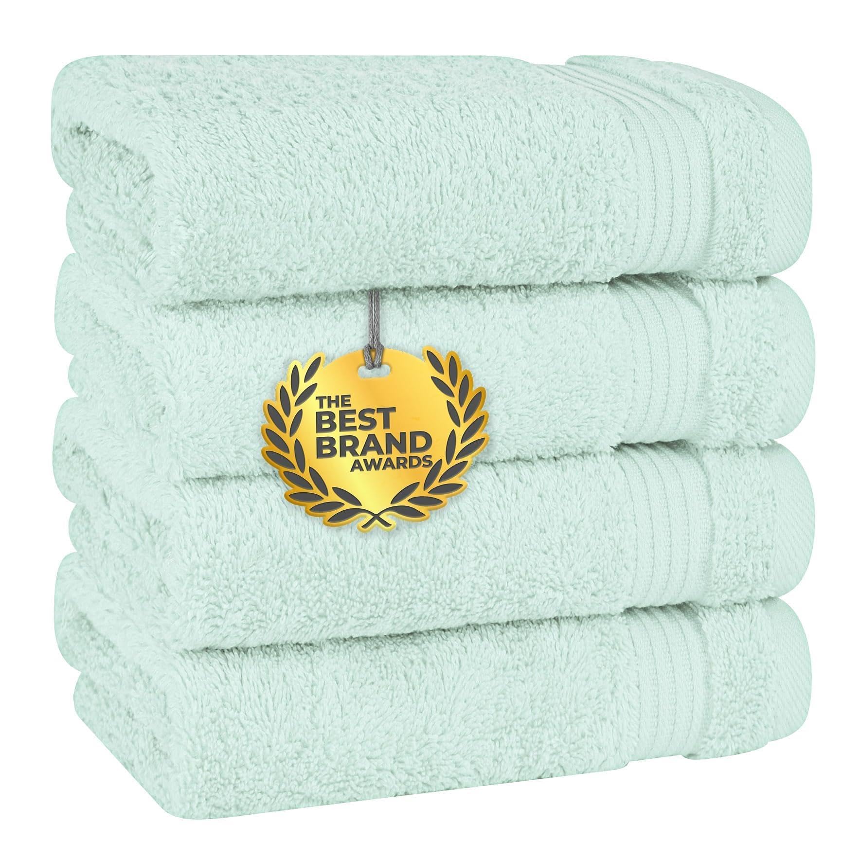 Cotton Paradise 6 Piece Towel Set, 100% Cotton Soft Absorbent Turkish Towels for Bathroom, 2 Bath Towels 2 Hand Towels 2 Washcloths, Beige Towel Set