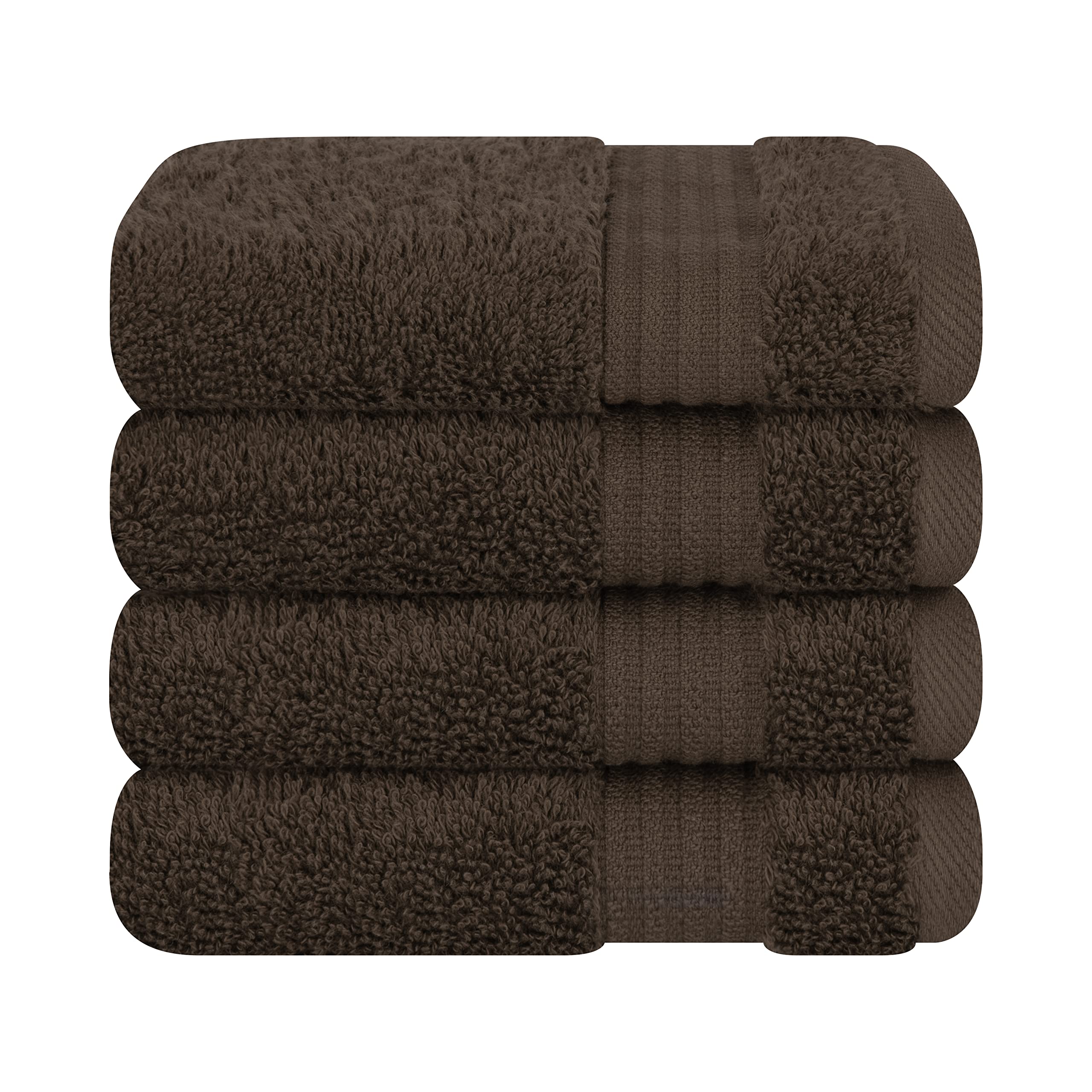Cotton Paradise 6 Piece Towel Set, 100% Cotton Soft Absorbent Turkish Towels for Bathroom, 2 Bath Towels 2 Hand Towels 2 Washcloths, Beige Towel Set