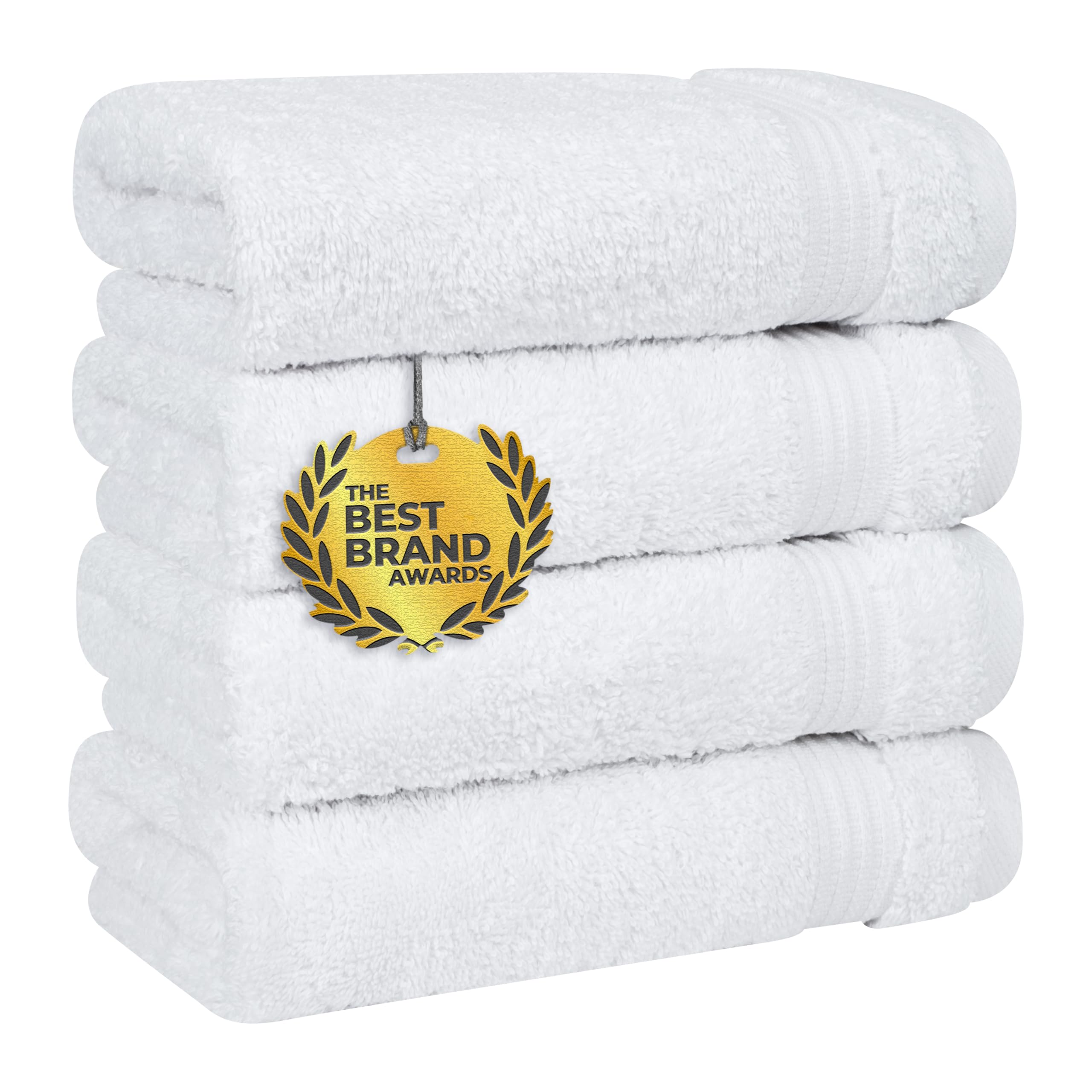 Cotton Paradise 6 Piece Towel Set, 100% Cotton Soft Absorbent Turkish Towels for Bathroom, 2 Bath Towels 2 Hand Towels 2 Washcloths, Beige Towel Set