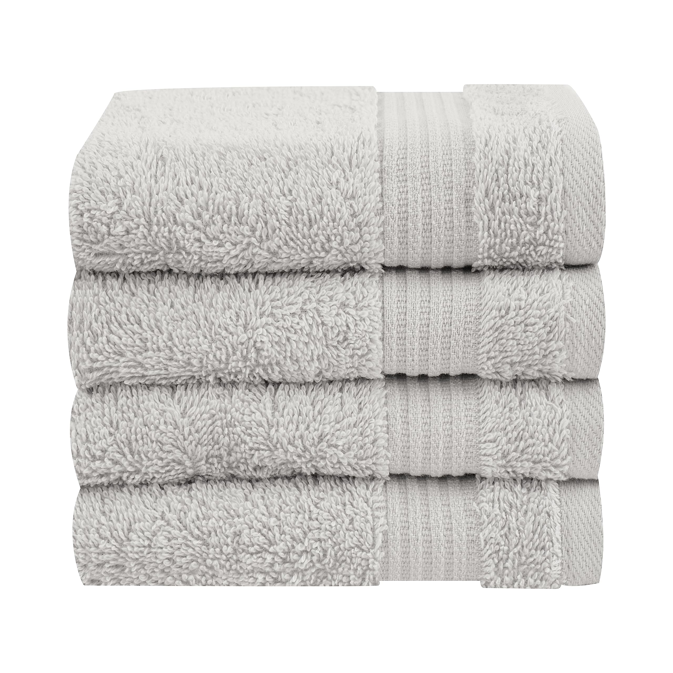 Cotton Paradise 6 Piece Towel Set, 100% Cotton Soft Absorbent Turkish Towels for Bathroom, 2 Bath Towels 2 Hand Towels 2 Washcloths, Beige Towel Set