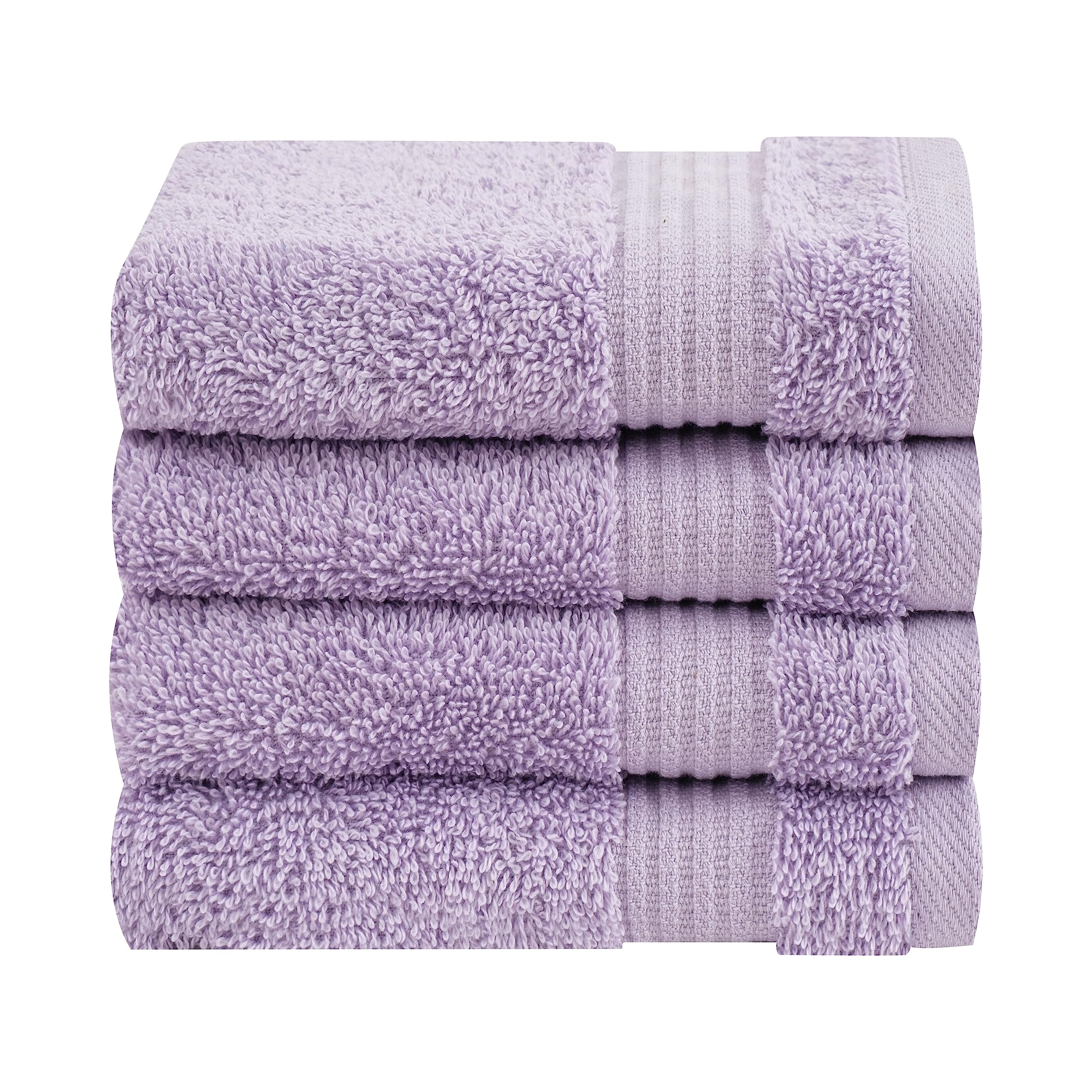 Cotton Paradise 6 Piece Towel Set, 100% Cotton Soft Absorbent Turkish Towels for Bathroom, 2 Bath Towels 2 Hand Towels 2 Washcloths, Beige Towel Set