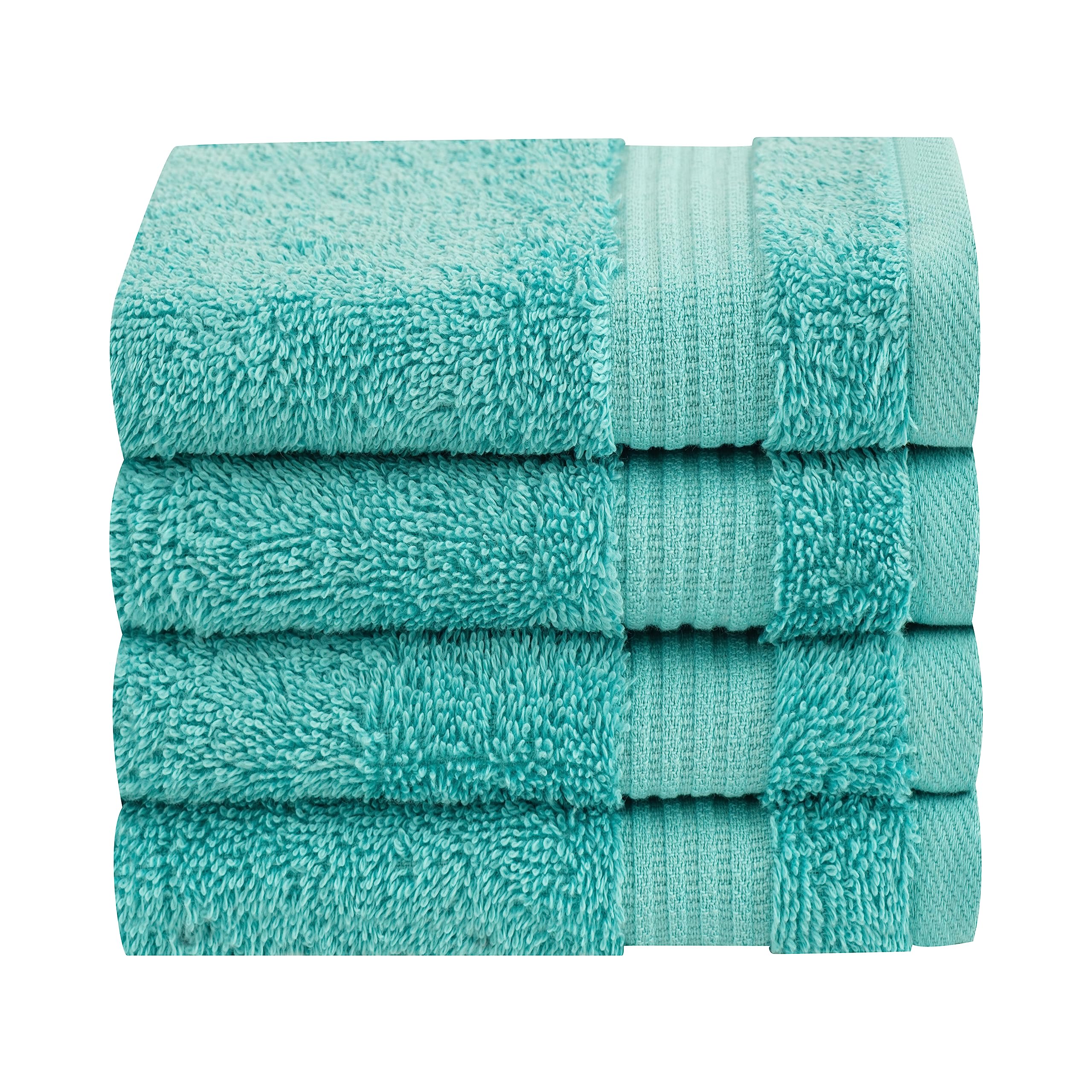 Cotton Paradise 6 Piece Towel Set, 100% Cotton Soft Absorbent Turkish Towels for Bathroom, 2 Bath Towels 2 Hand Towels 2 Washcloths, Beige Towel Set