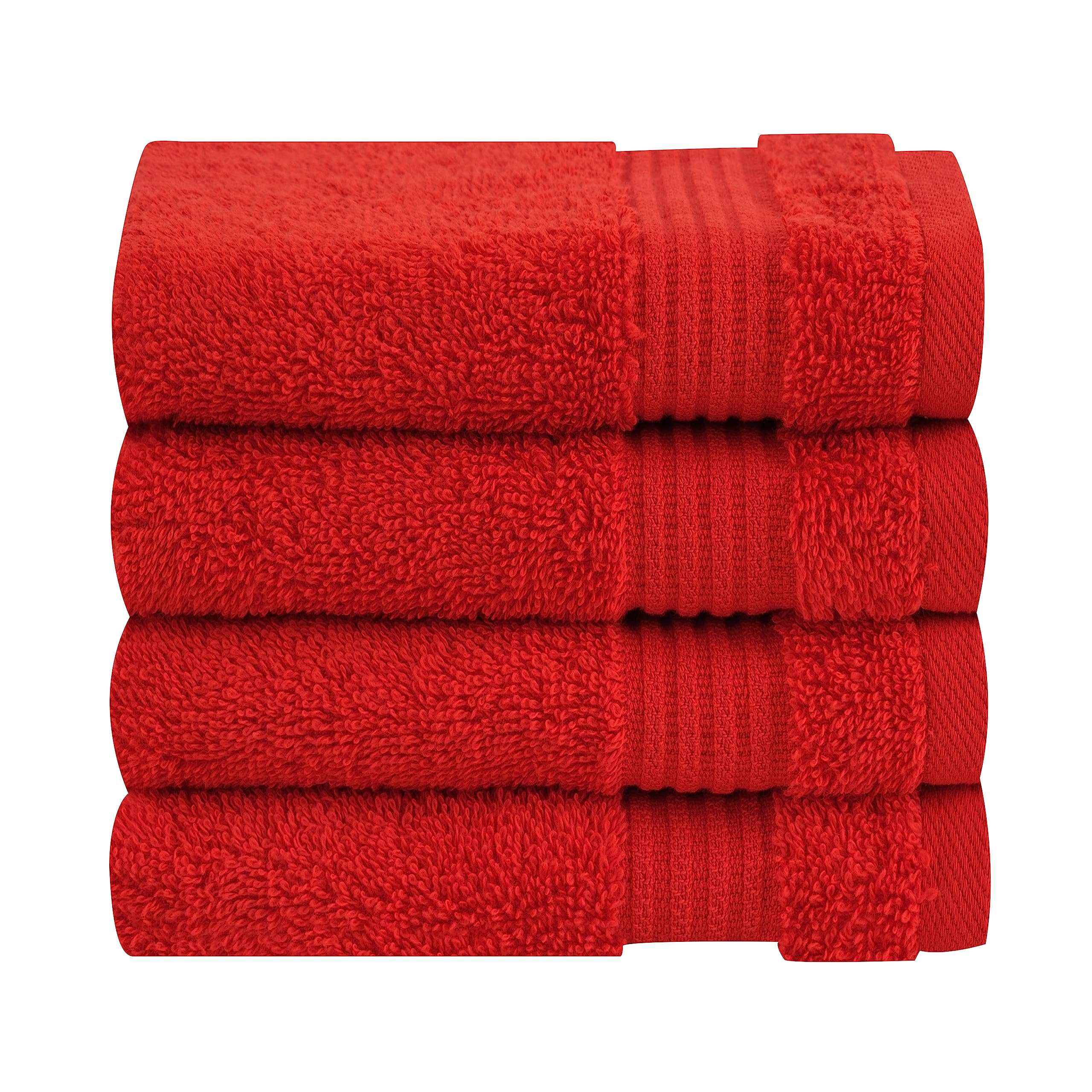 Cotton Paradise 6 Piece Towel Set, 100% Cotton Soft Absorbent Turkish Towels for Bathroom, 2 Bath Towels 2 Hand Towels 2 Washcloths, Beige Towel Set