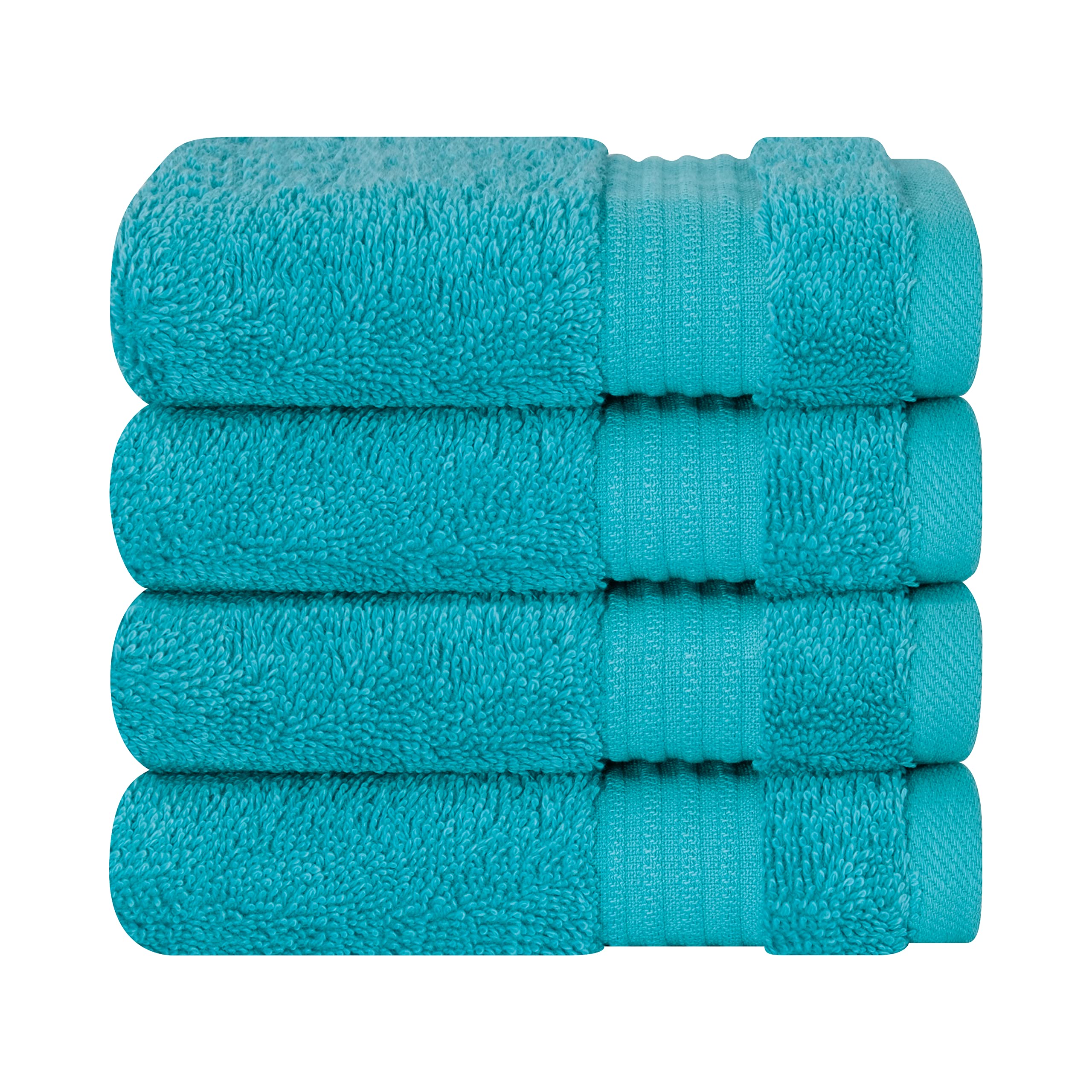 Cotton Paradise 6 Piece Towel Set, 100% Cotton Soft Absorbent Turkish Towels for Bathroom, 2 Bath Towels 2 Hand Towels 2 Washcloths, Beige Towel Set