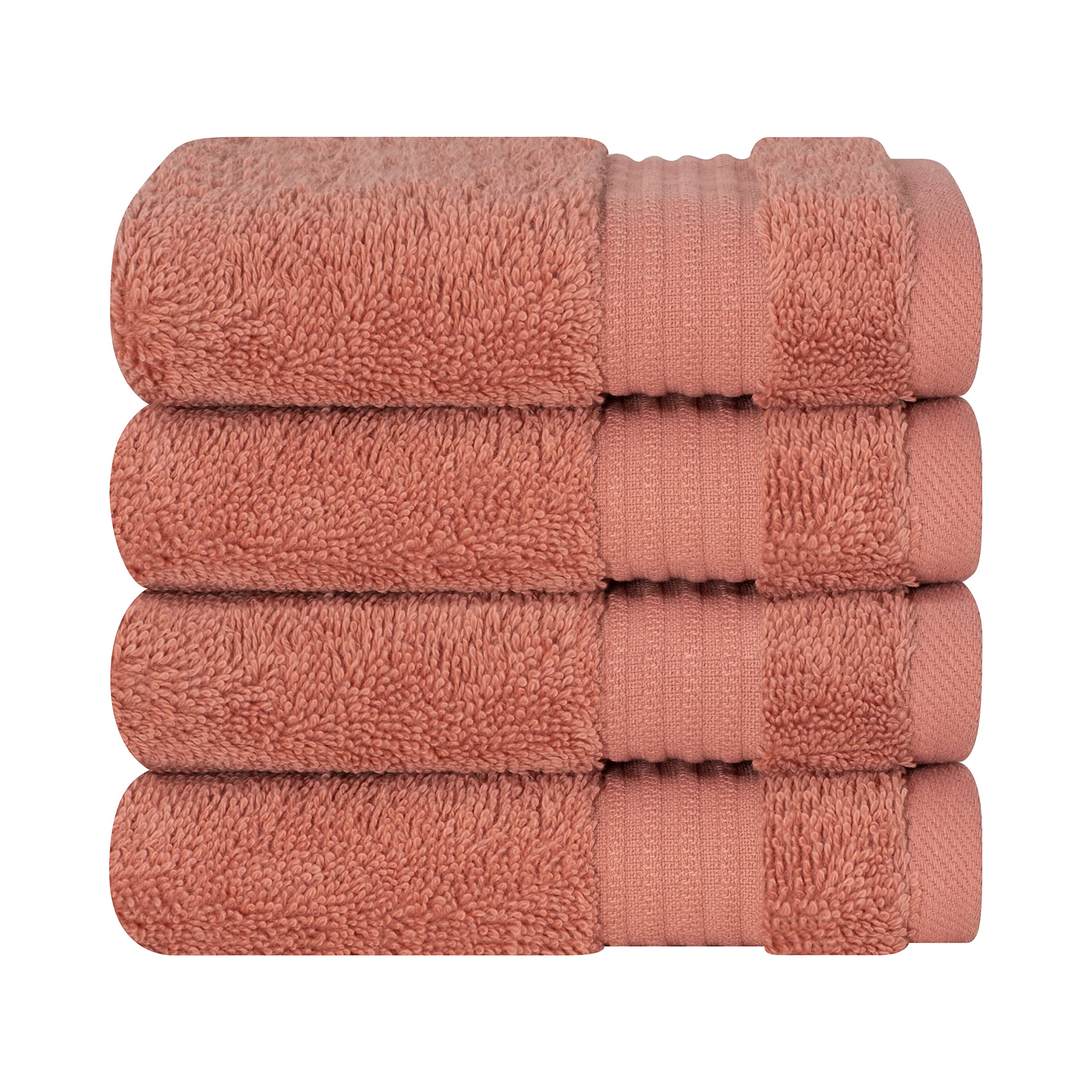 Cotton Paradise 6 Piece Towel Set, 100% Cotton Soft Absorbent Turkish Towels for Bathroom, 2 Bath Towels 2 Hand Towels 2 Washcloths, Beige Towel Set