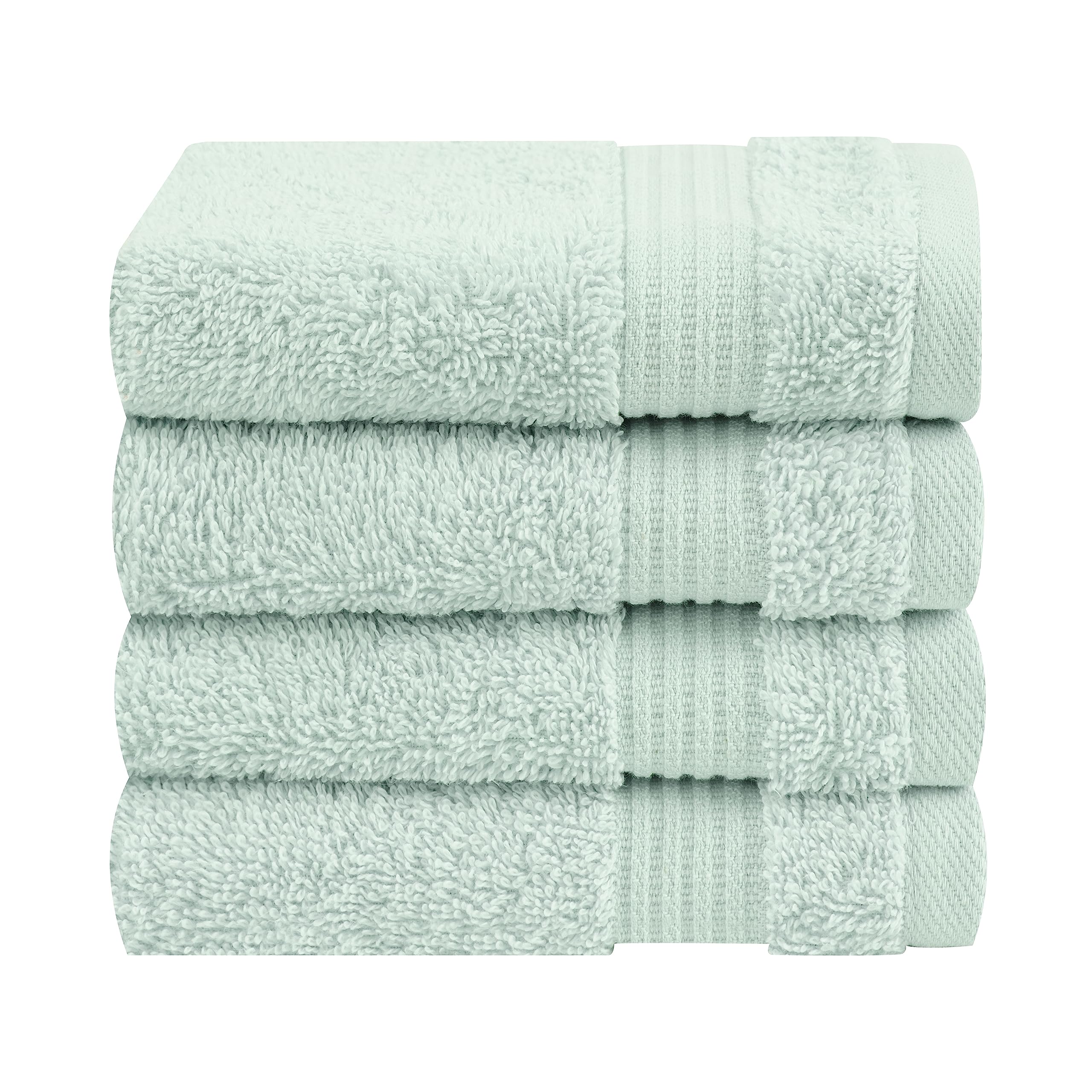 Cotton Paradise 6 Piece Towel Set, 100% Cotton Soft Absorbent Turkish Towels for Bathroom, 2 Bath Towels 2 Hand Towels 2 Washcloths, Beige Towel Set