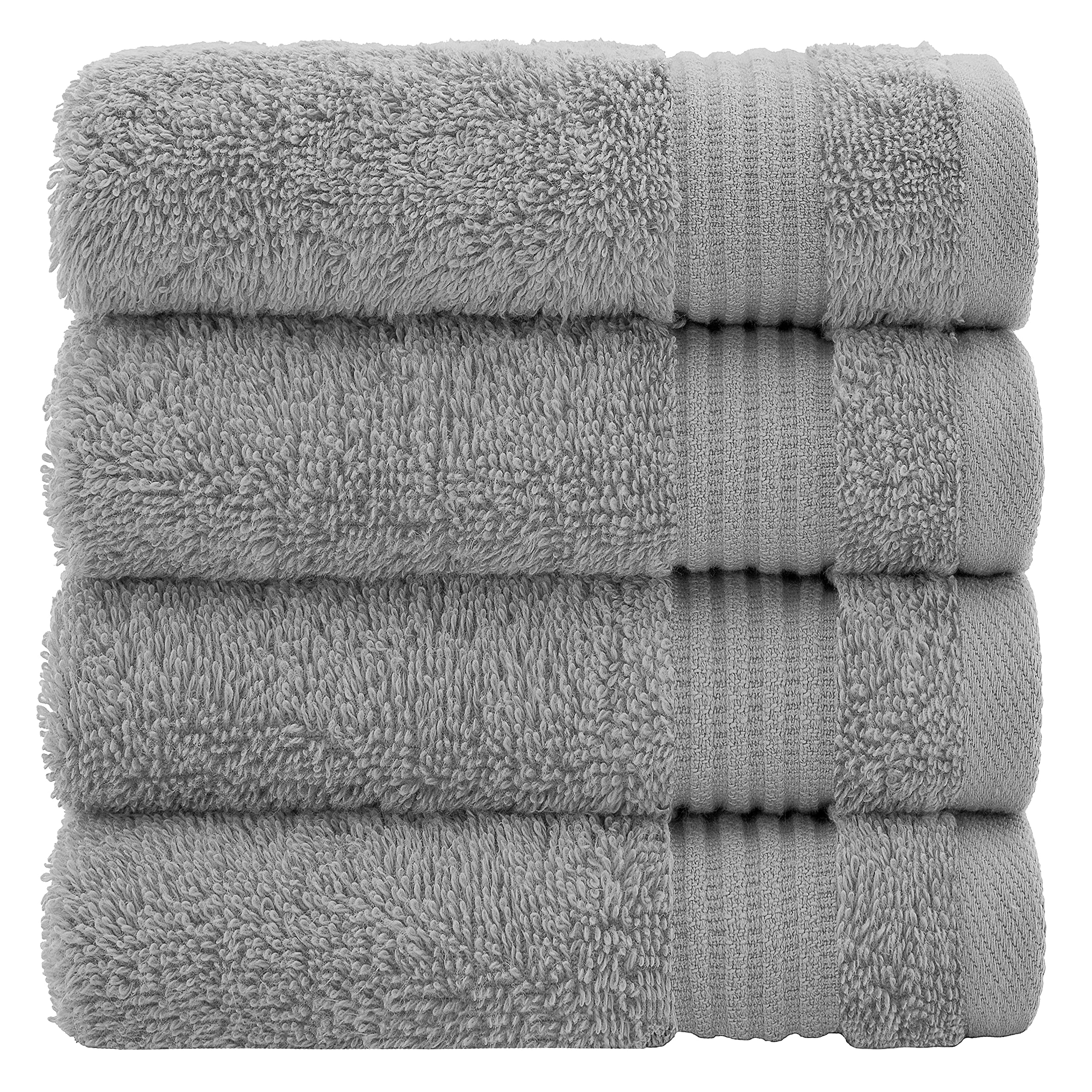 Cotton Paradise 6 Piece Towel Set, 100% Cotton Soft Absorbent Turkish Towels for Bathroom, 2 Bath Towels 2 Hand Towels 2 Washcloths, Beige Towel Set